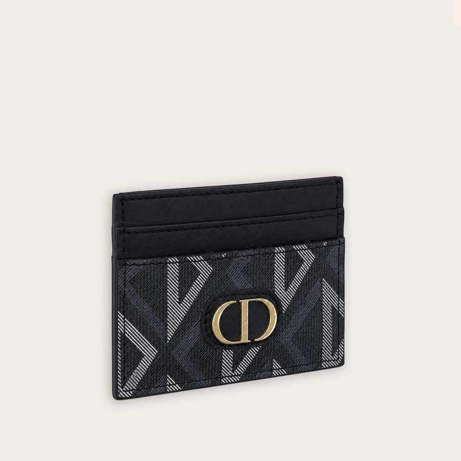 Tarjetero Dior  — Black Signature