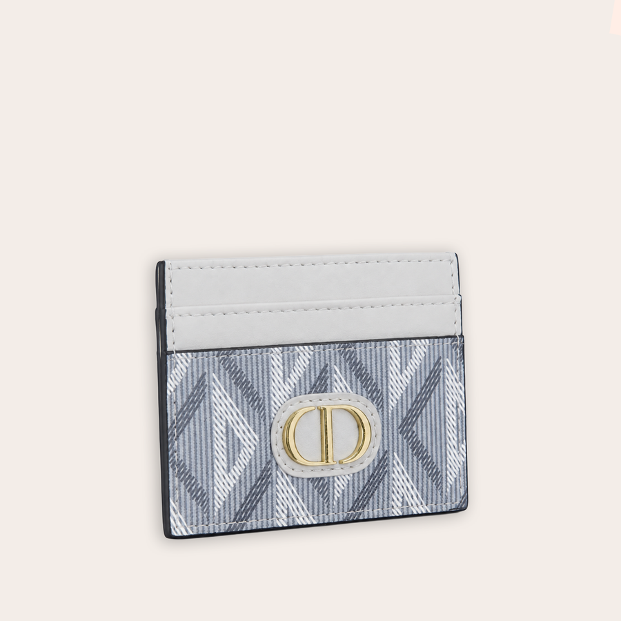 Tarjetero Dior  — Gris Étoile