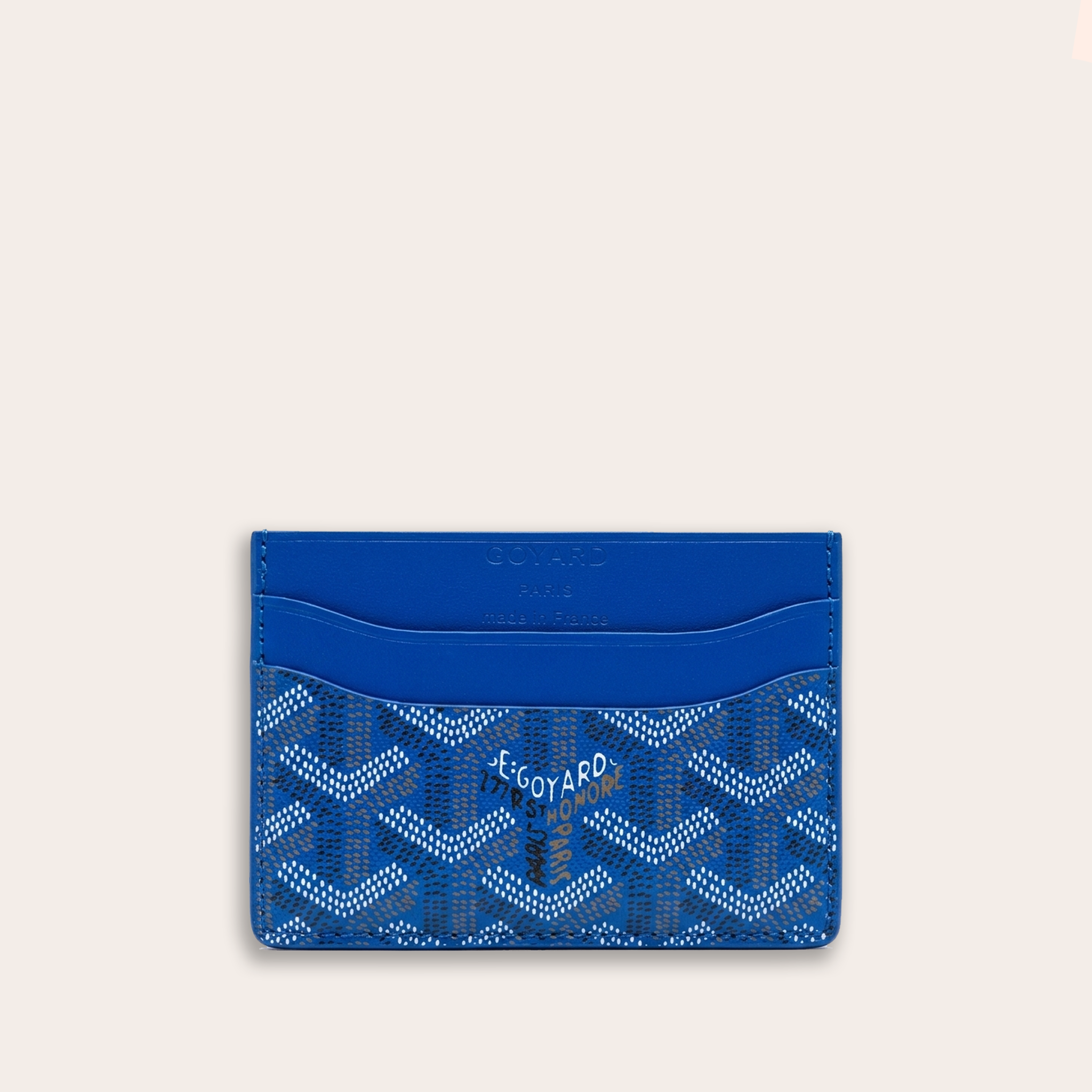 Tarjetero Goyard Saint-Sulpice — Bleu Royal Honoré