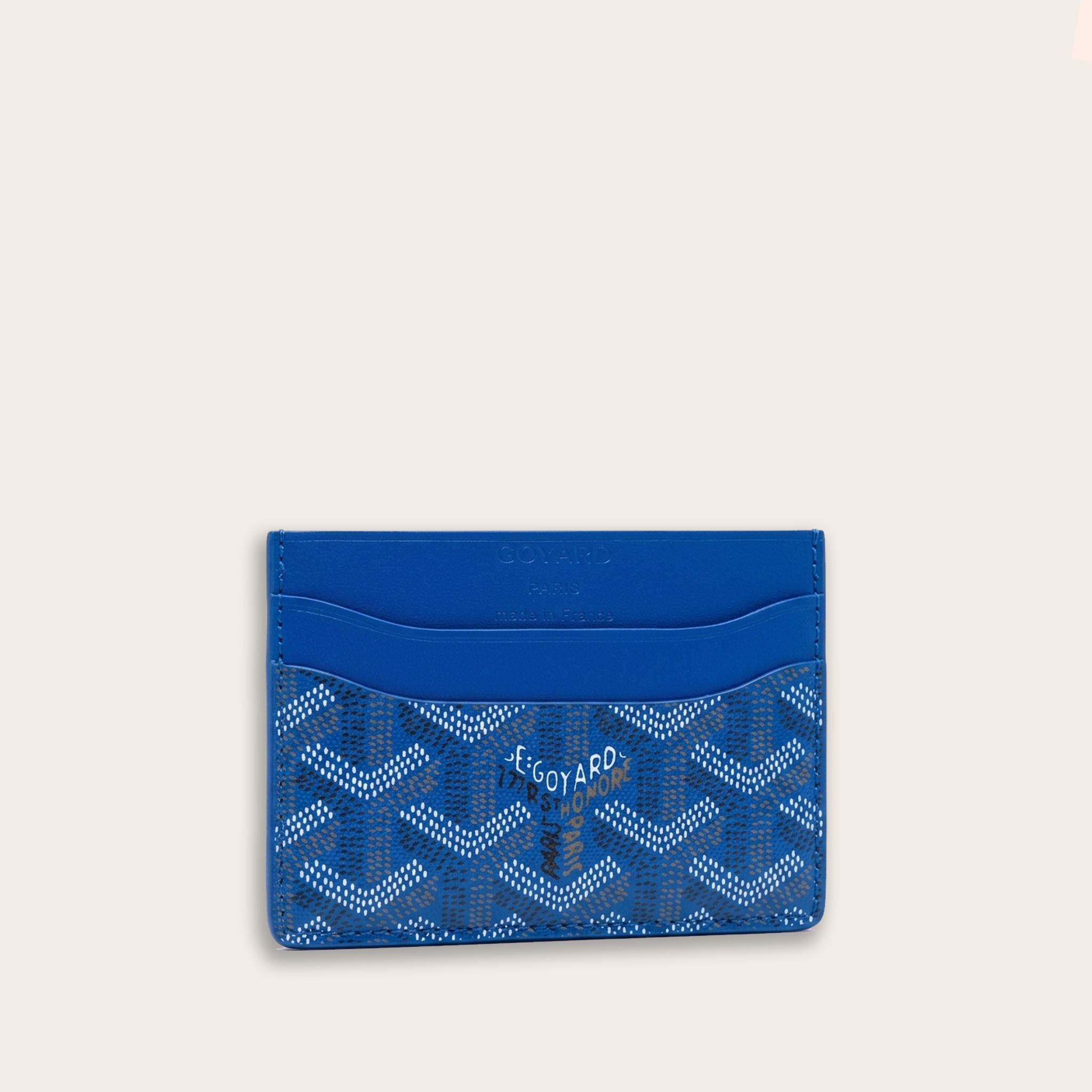 Tarjetero Goyard Saint-Sulpice — Bleu Royal Honoré