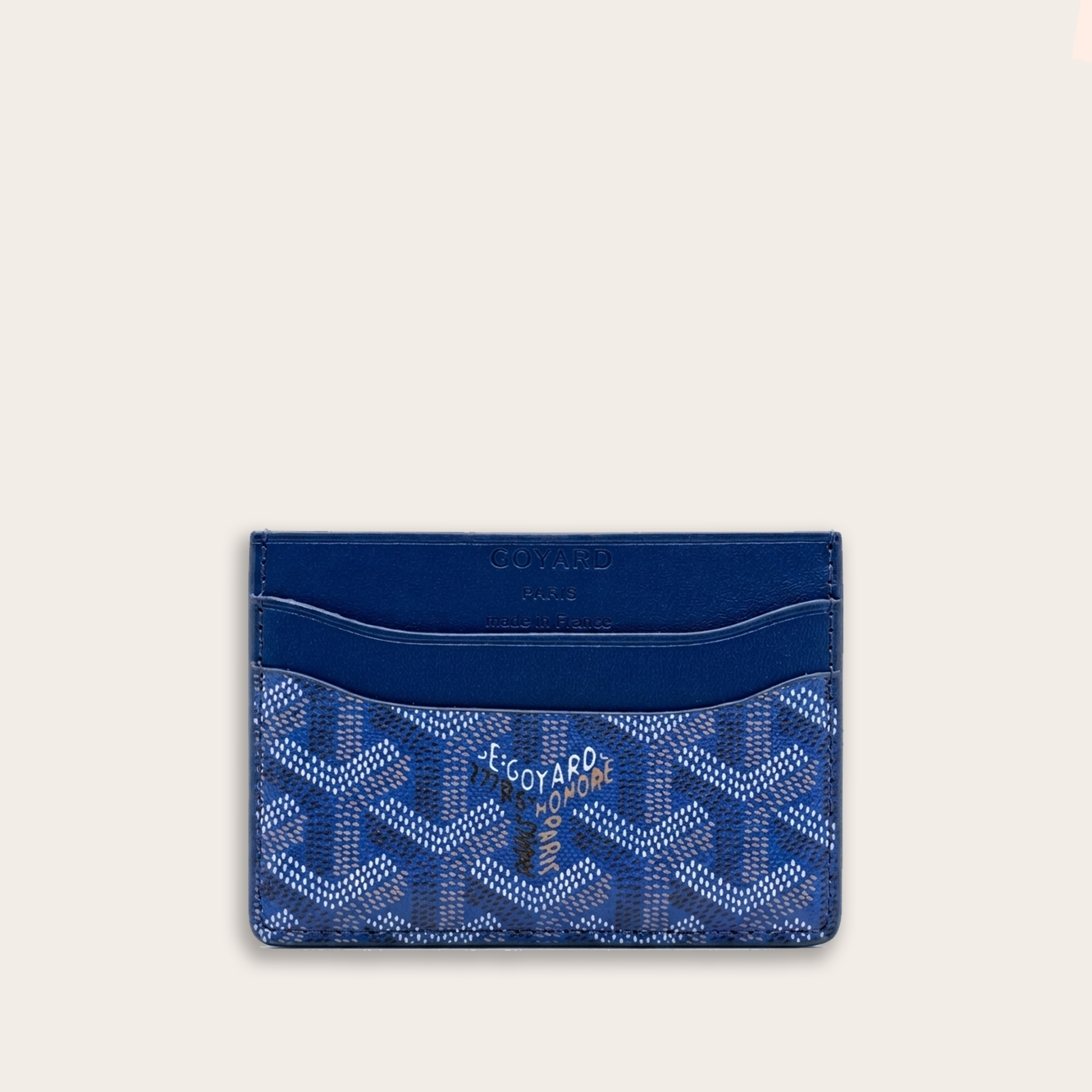 Tarjetero Goyard Saint-Sulpice — Marine Nuit Honoré