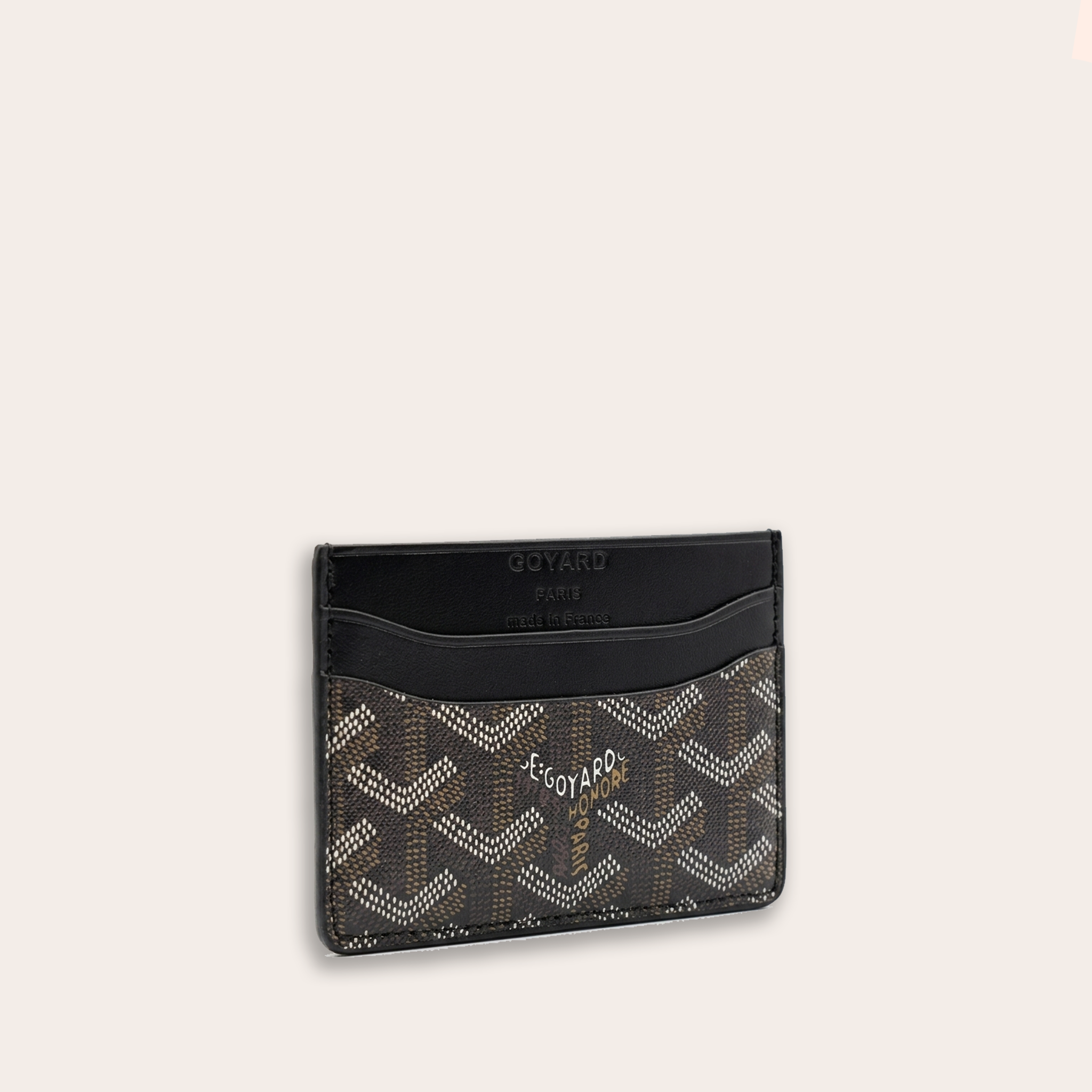 Tarjetero Goyard Saint-Sulpice — Noir Classique Honoré