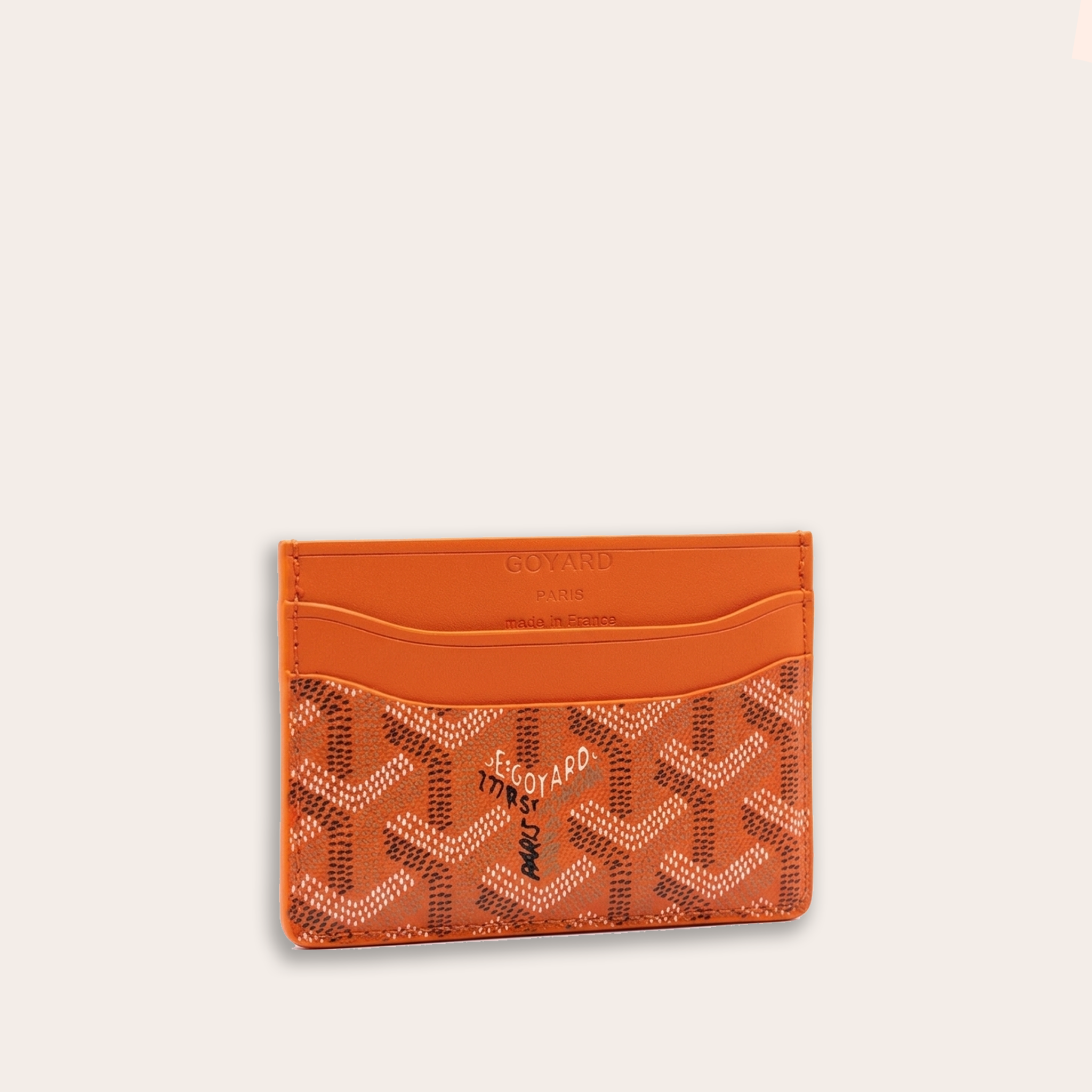 Tarjetero Goyard Saint-Sulpice — Tangerine Parisien(2)