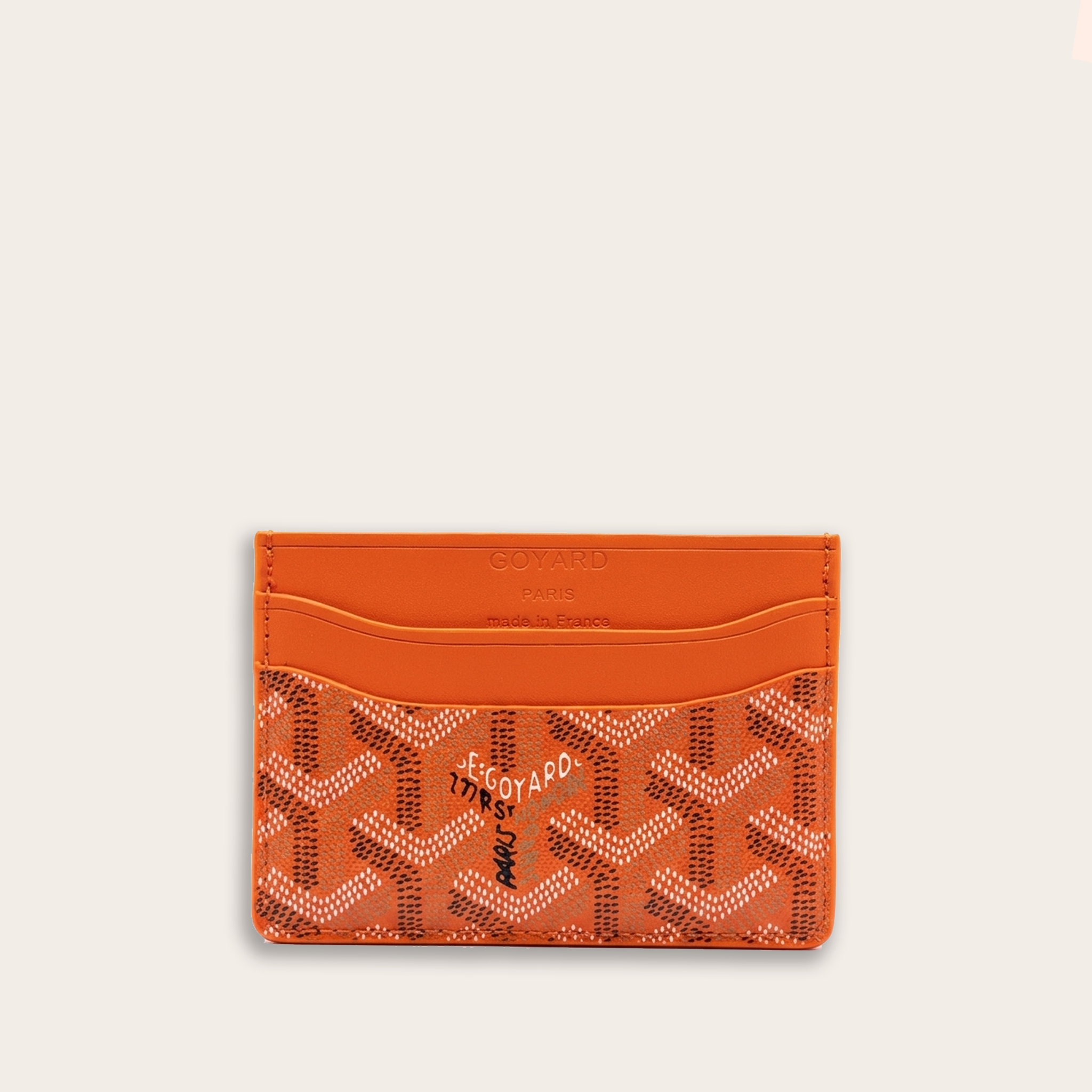 Tarjetero Goyard Saint-Sulpice — Tangerine Parisien(2)