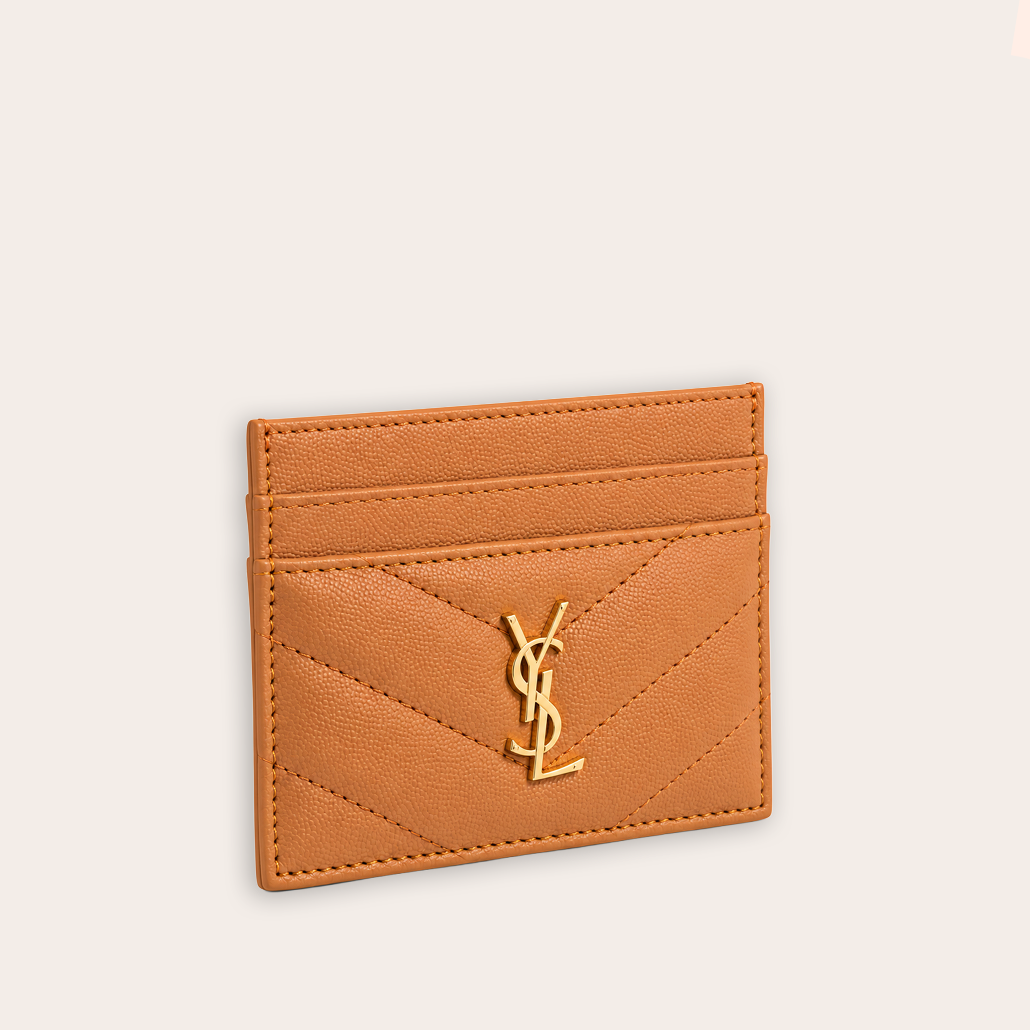 Tarjetero YSL  — Camel Signature