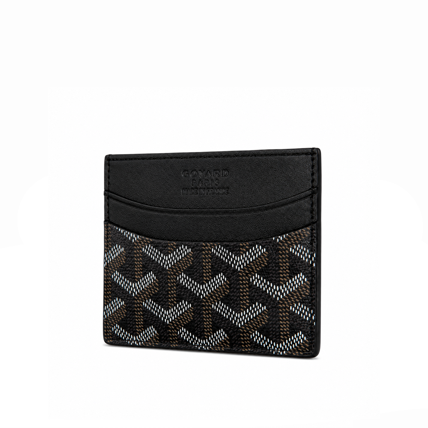 Tarjetero Signature Monogram – Black Brown