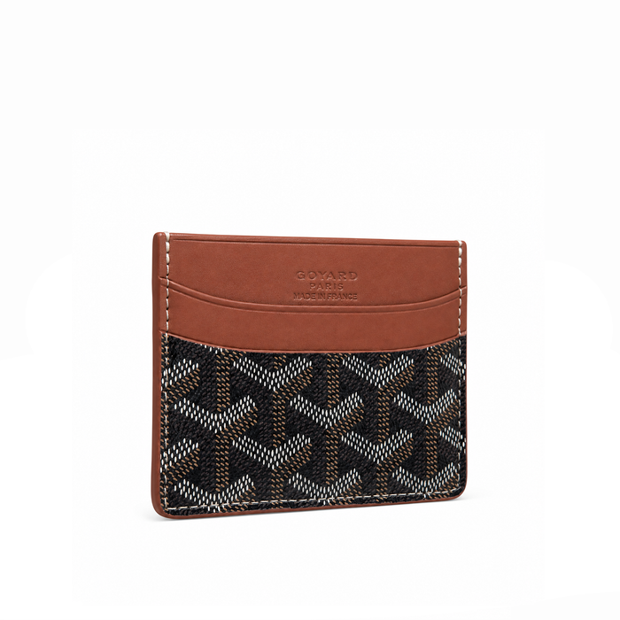 Tarjetero Signature Monogram – Cognac Black