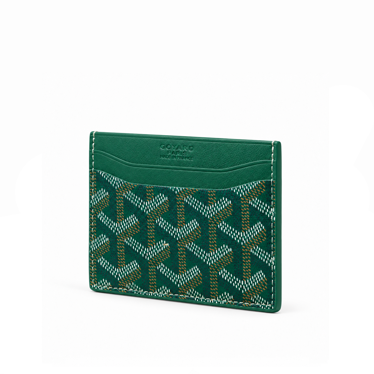 Tarjetero Signature Monogram – Emerald Gold
