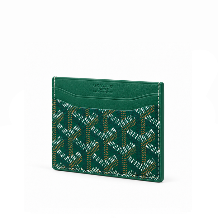 Tarjetero Signature Monogram – Emerald Gold