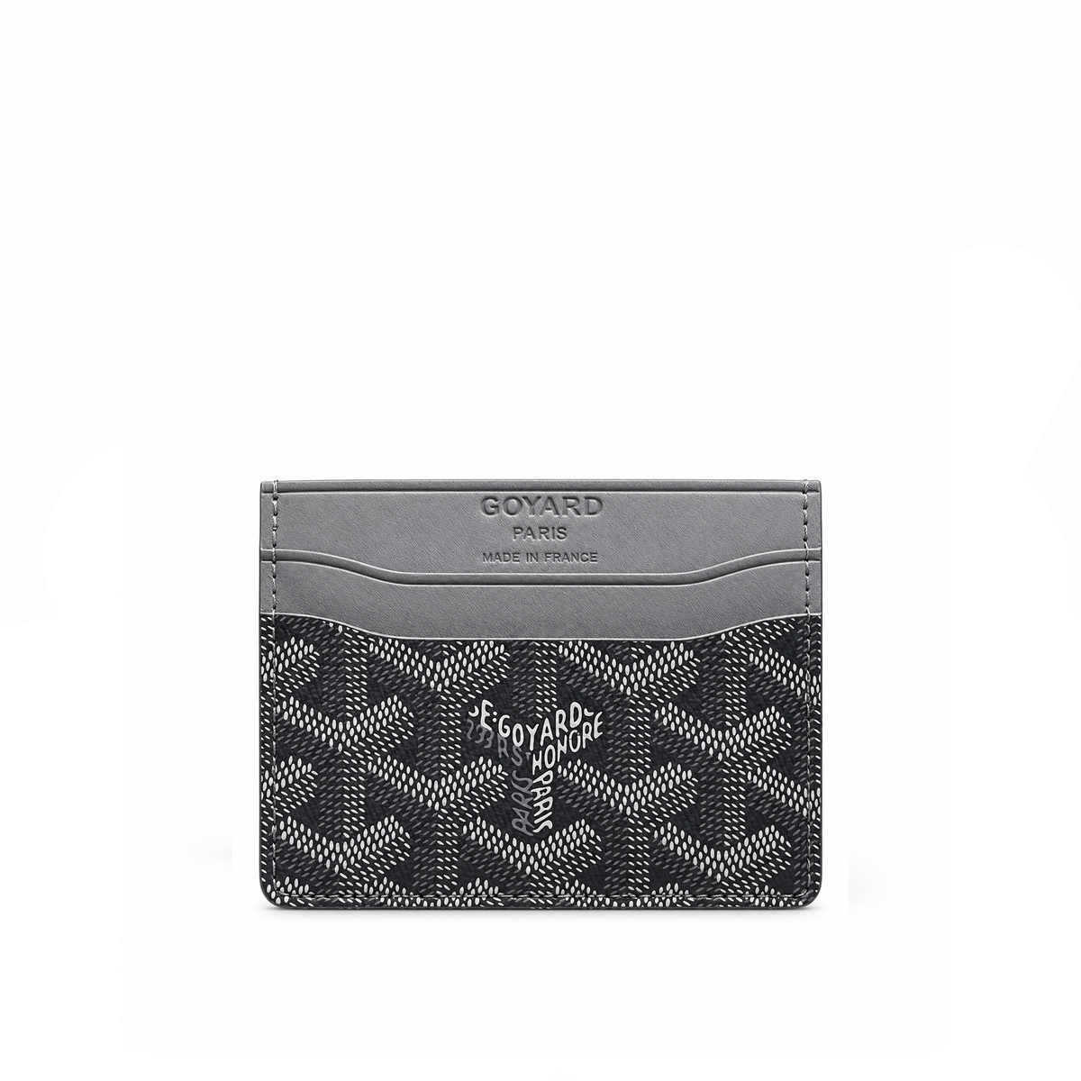 Tarjetero Signature Monogram – Graphite Silver