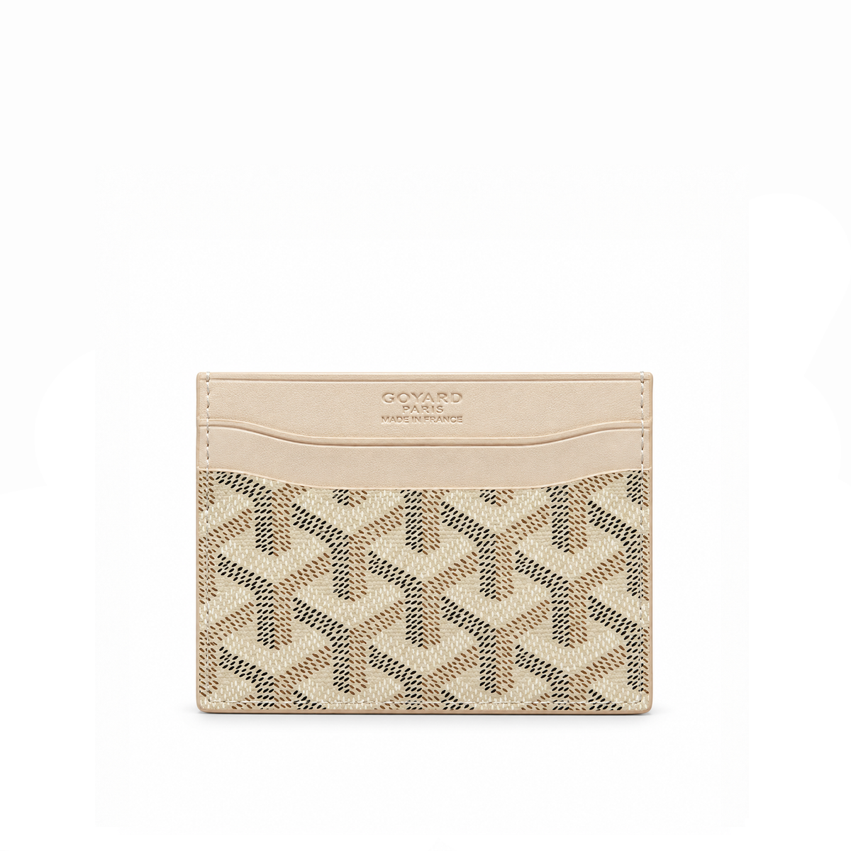 Tarjetero Signature Monogram – Ivory Brown