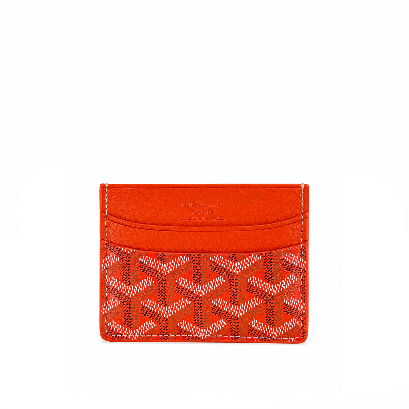Tarjetero Signature Monogram – Orange Silver