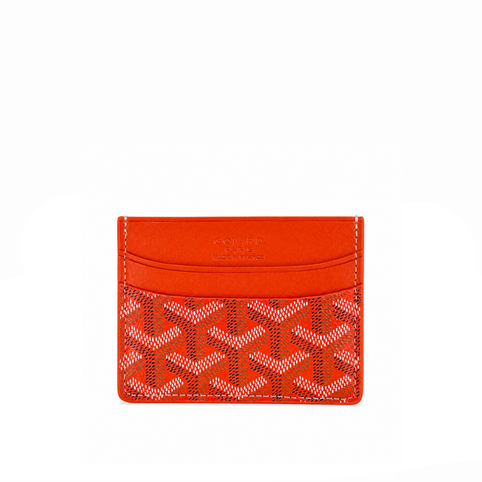Tarjetero Signature Monogram – Orange Silver