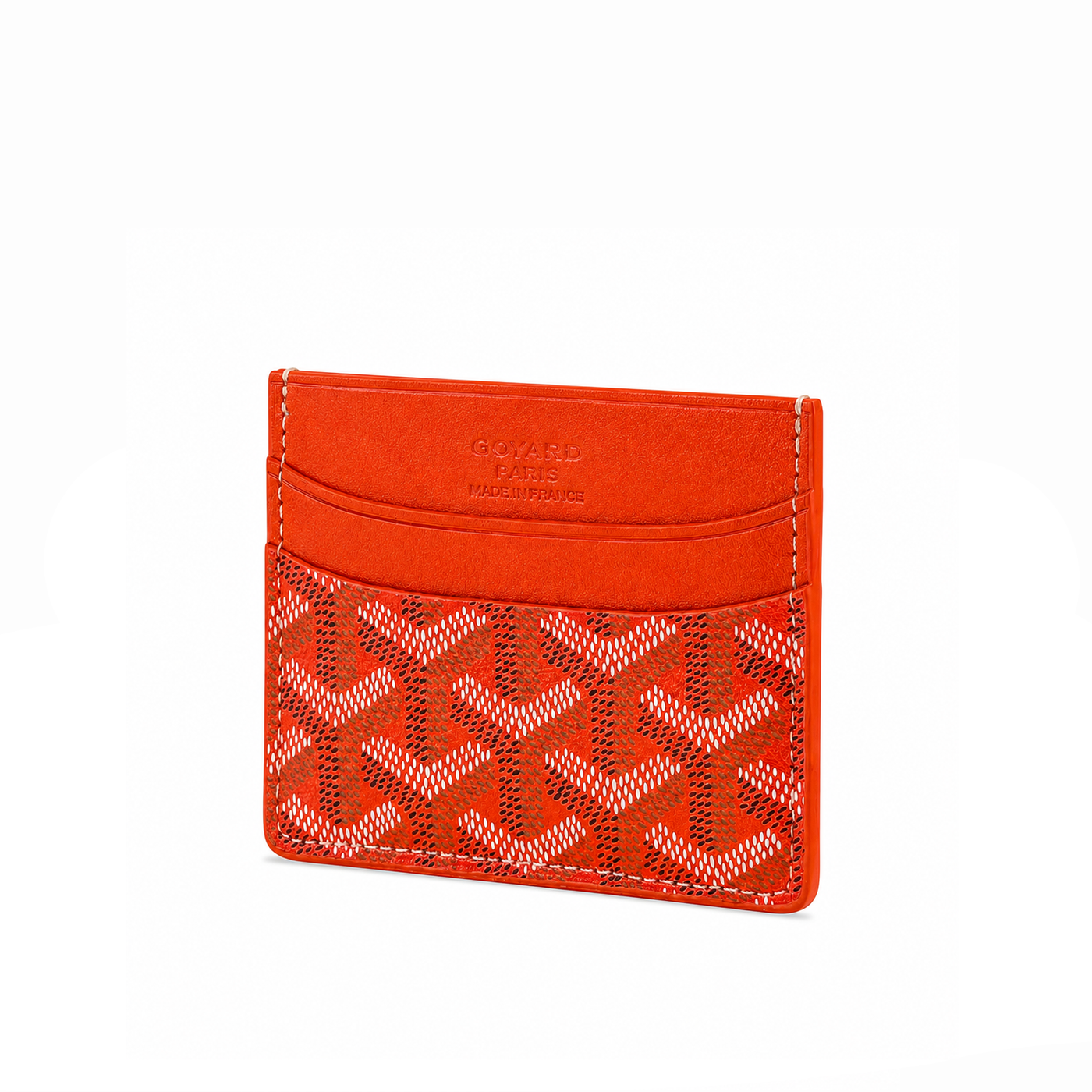 Tarjetero Signature Monogram – Orange Silver