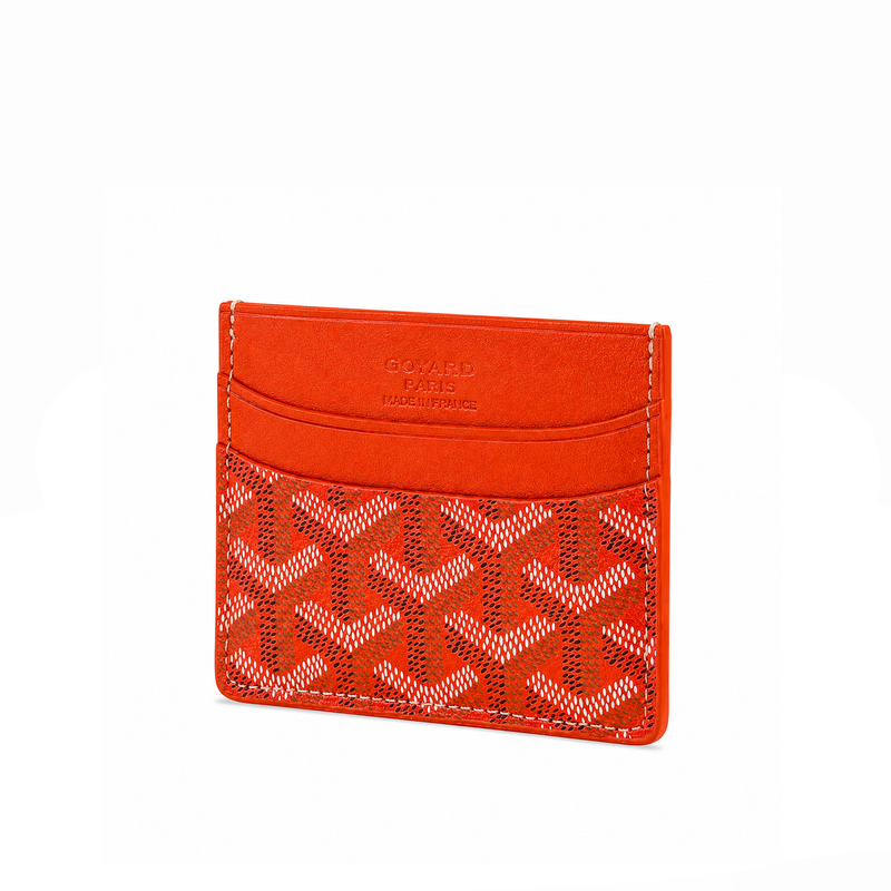 Tarjetero Signature Monogram – Orange Silver