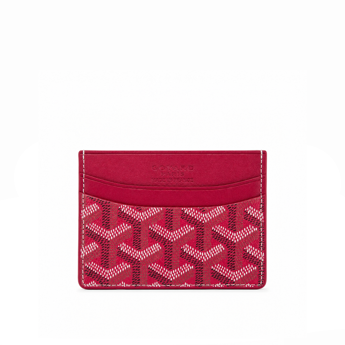 Tarjetero Signature Monogram – Red Silver