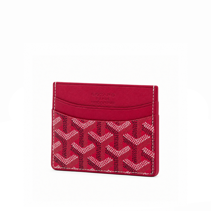 Tarjetero Signature Monogram – Red Silver