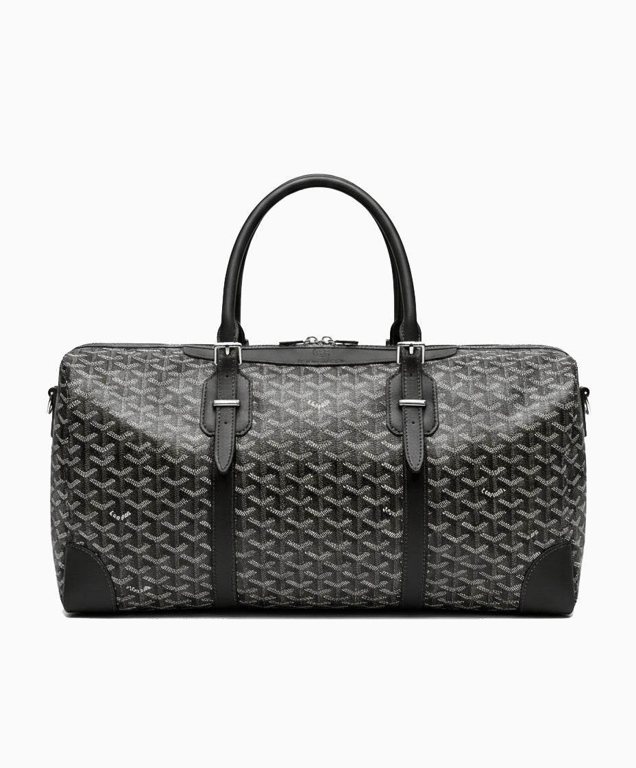 Bolso Boston Signature Monogram – Charcoal Black