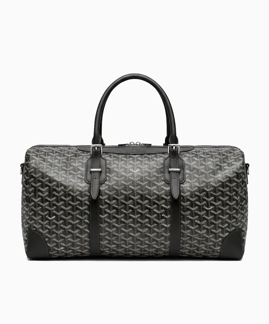 Bolso Boston Signature Monogram – Charcoal Black