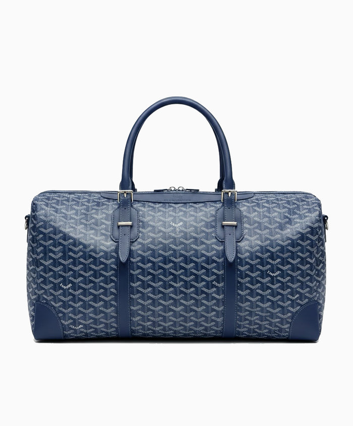 Bolso Boston Signature Monogram – Navy Silver