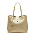 CH Metallic Tote – Gold Studded Edition