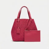 Bolso Tote Signature Pouch – Raspberry Pink