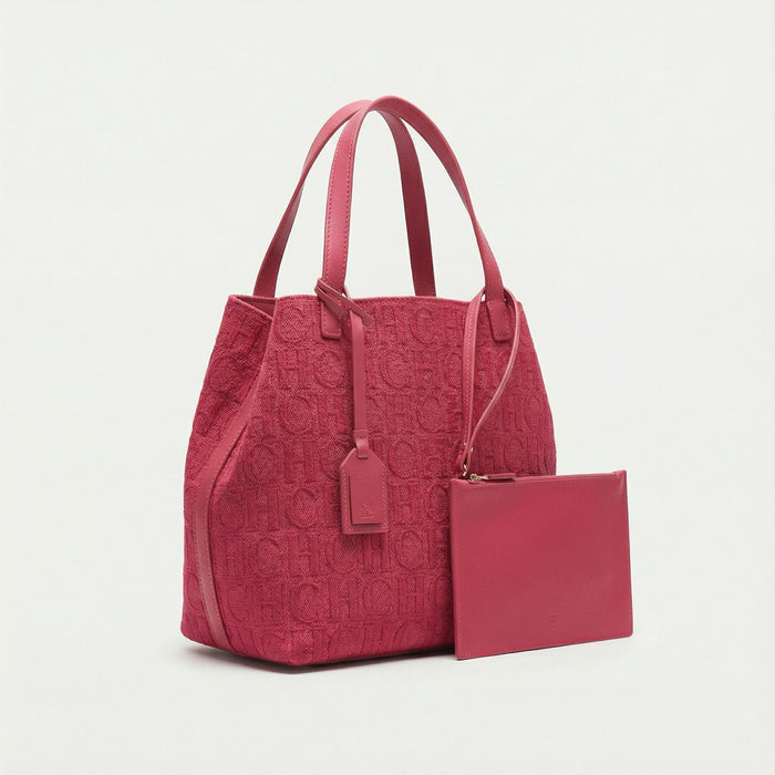 Bolso Tote Signature Pouch – Raspberry Pink
