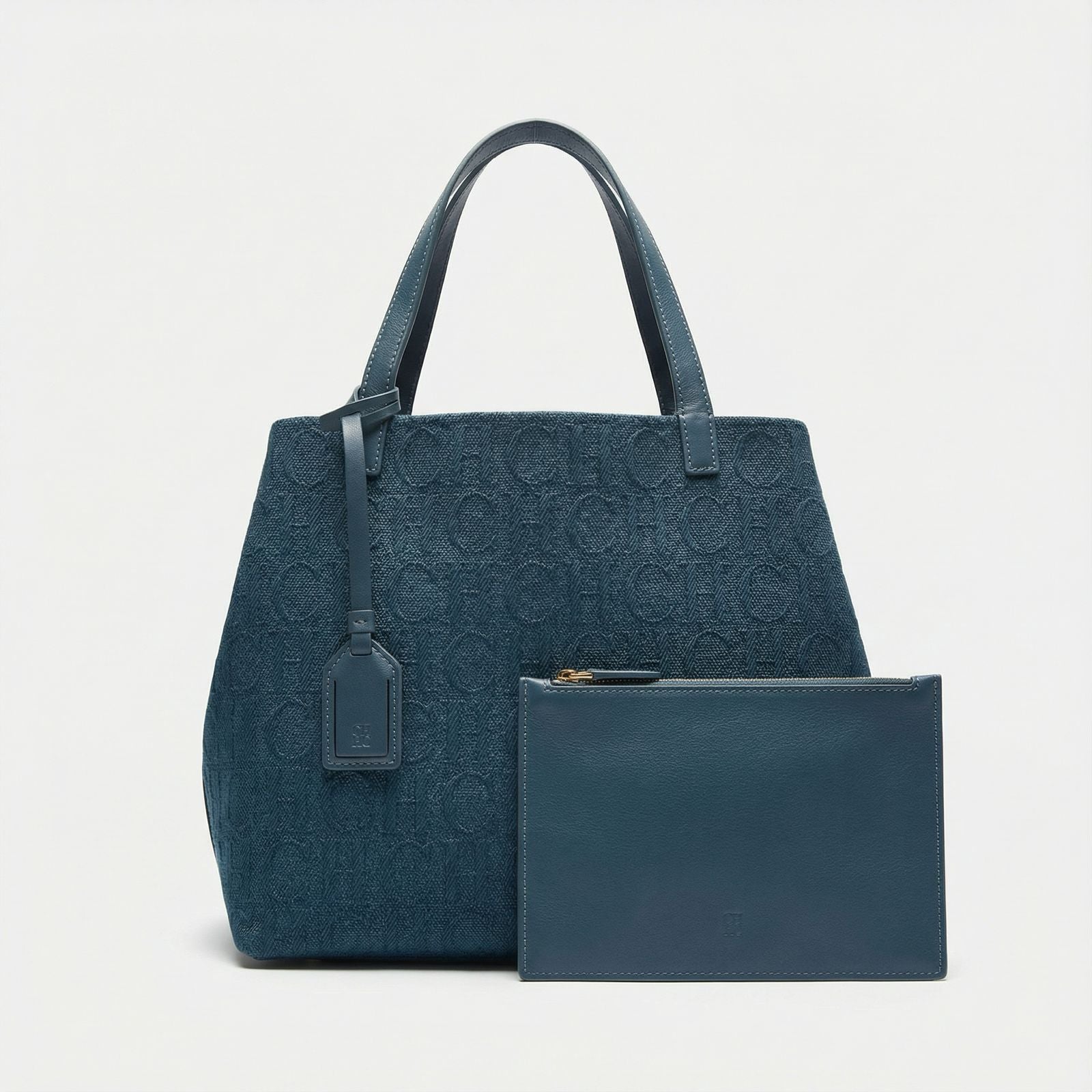 CH Tote Bag – Deep Blue Monogram Edition