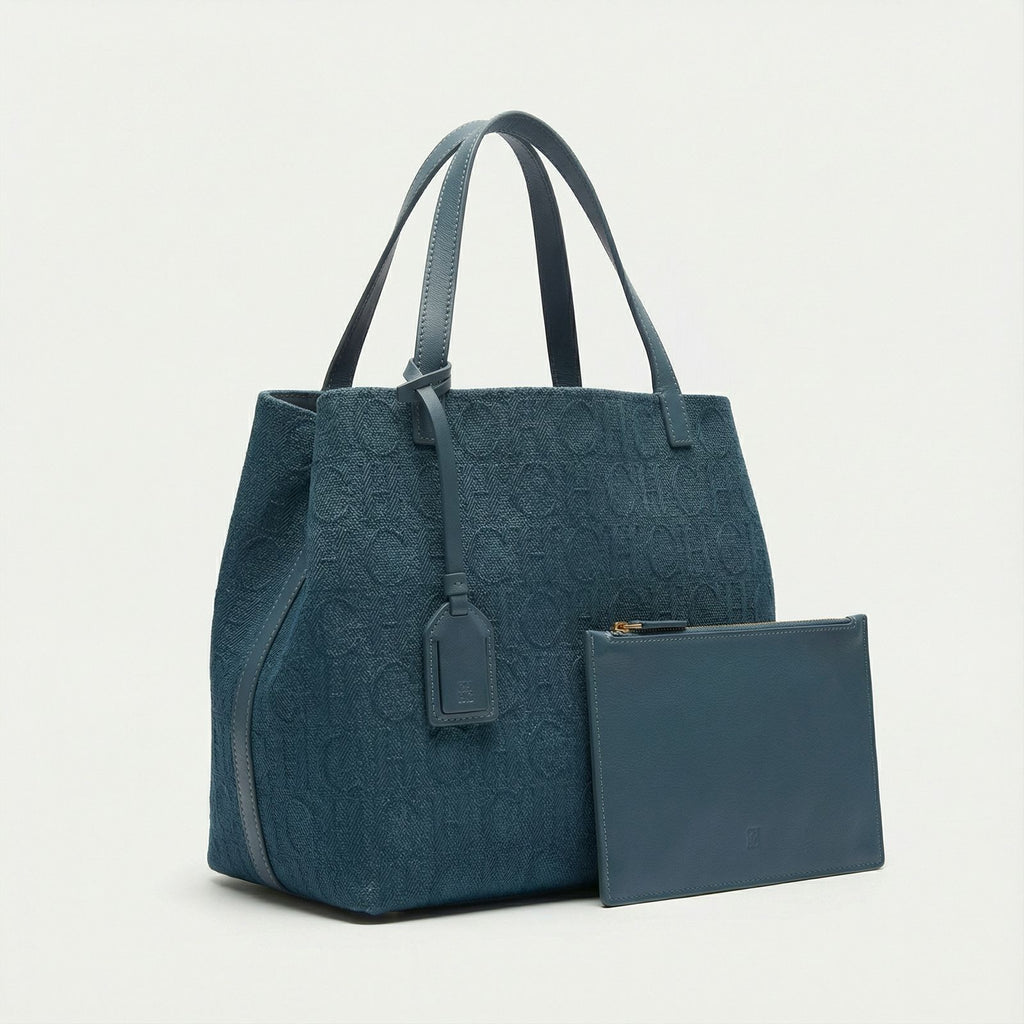 CH Tote Bag – Deep Blue Monogram Edition