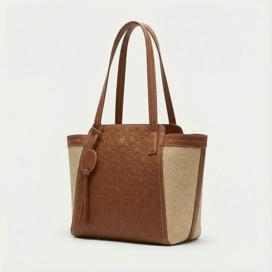 CH Summer Tote – Camel Woven Edition
