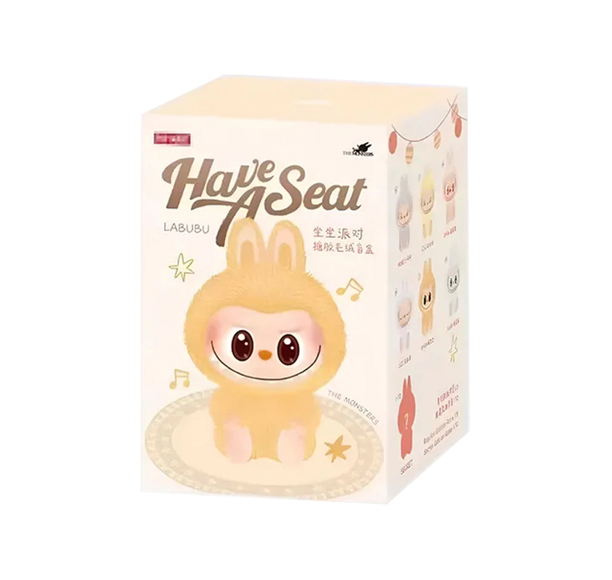 Pop Mart Labubu The Monsters Have a Seat Vinyl Plush Single Box