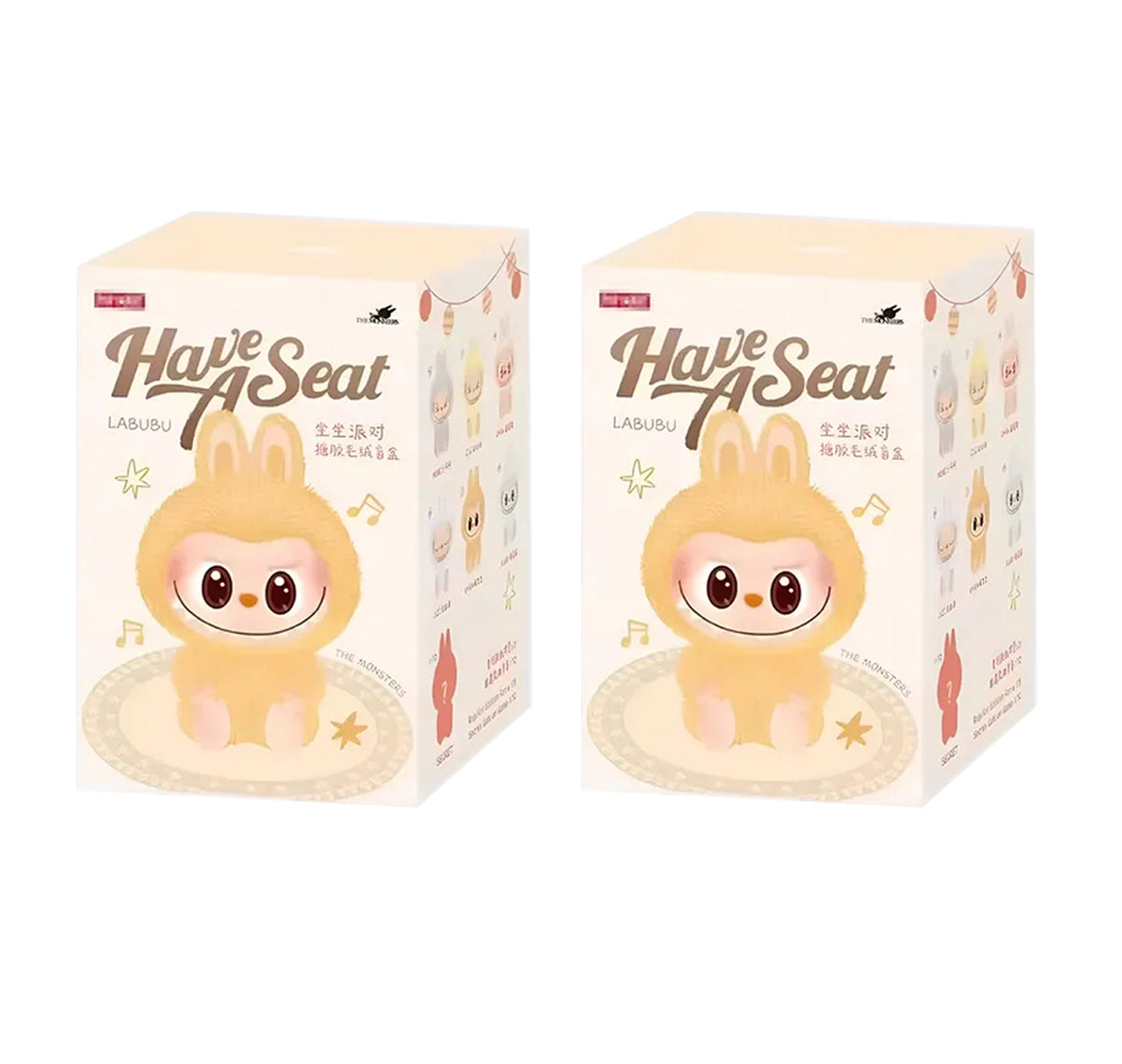 Pop Mart Labubu The Monsters Have a Seat Vinyl Plush Double Box